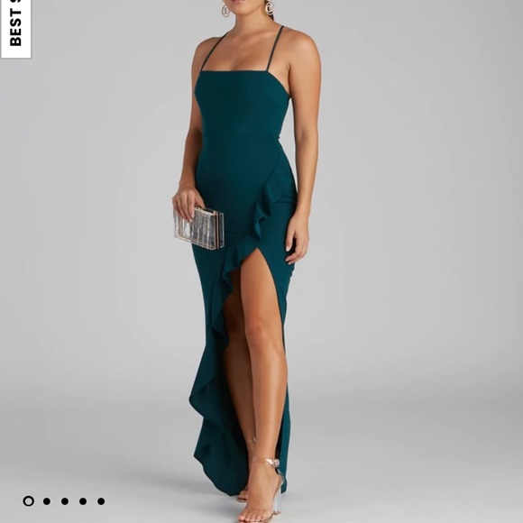 hunter green prom dress windsor Green Sequin Dress Windsor Hunter Green Dress Meredith One-Shoulder Sequin  Formal Dress Windsor
